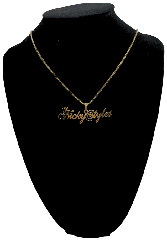 Single Prong Personalized Name Necklace