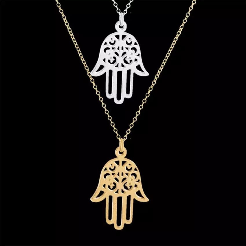 Hamsa Choker Necklace